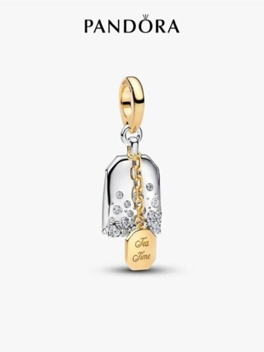 Pandora Bridgerton Tea Bag Dangle Charm